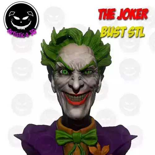 JOKER BUST READY TO PRINT