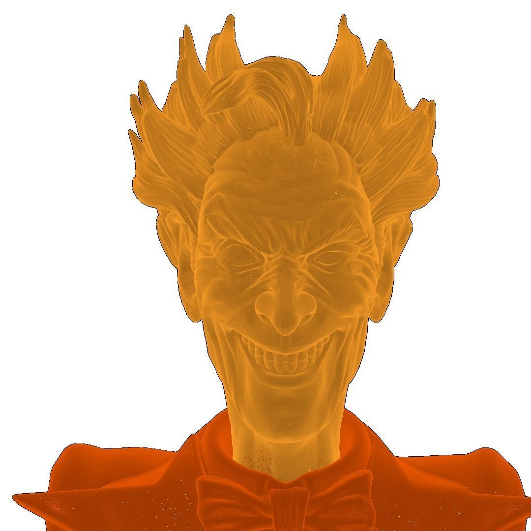 JOKER BUST READY TO PRINT 3D print model_8