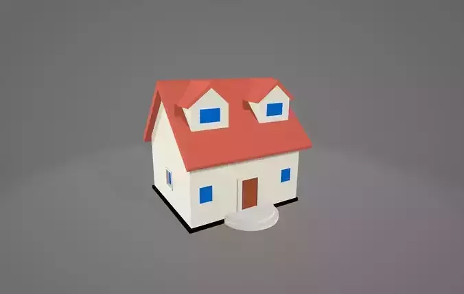 lowpoly house2 house
