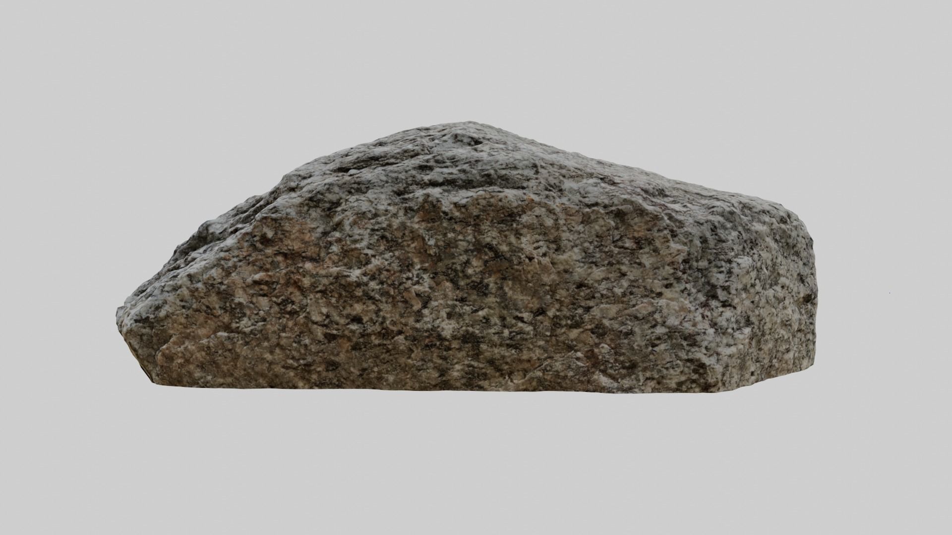 Whitish forest stone 3D model_1