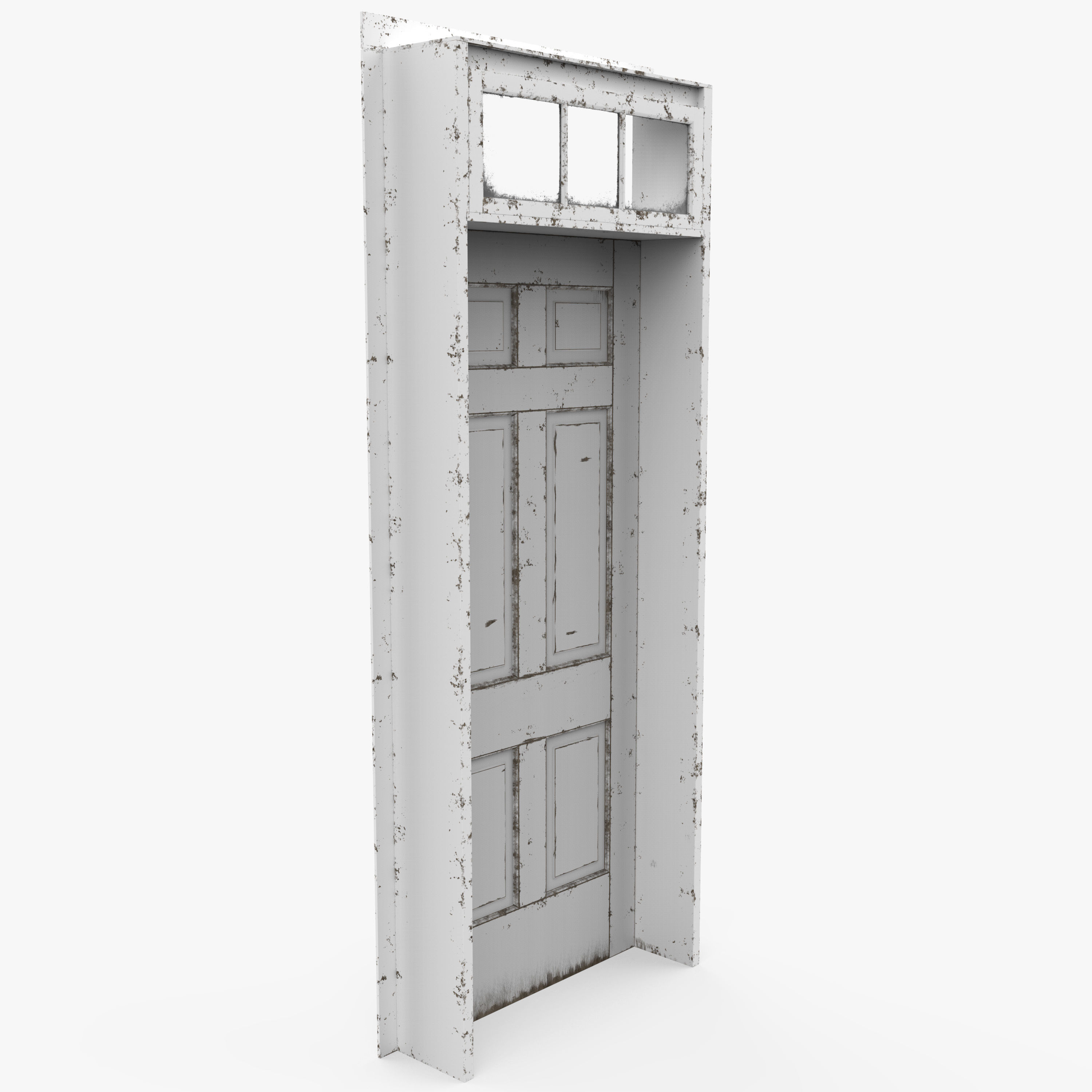 Old Door 3D model_4
