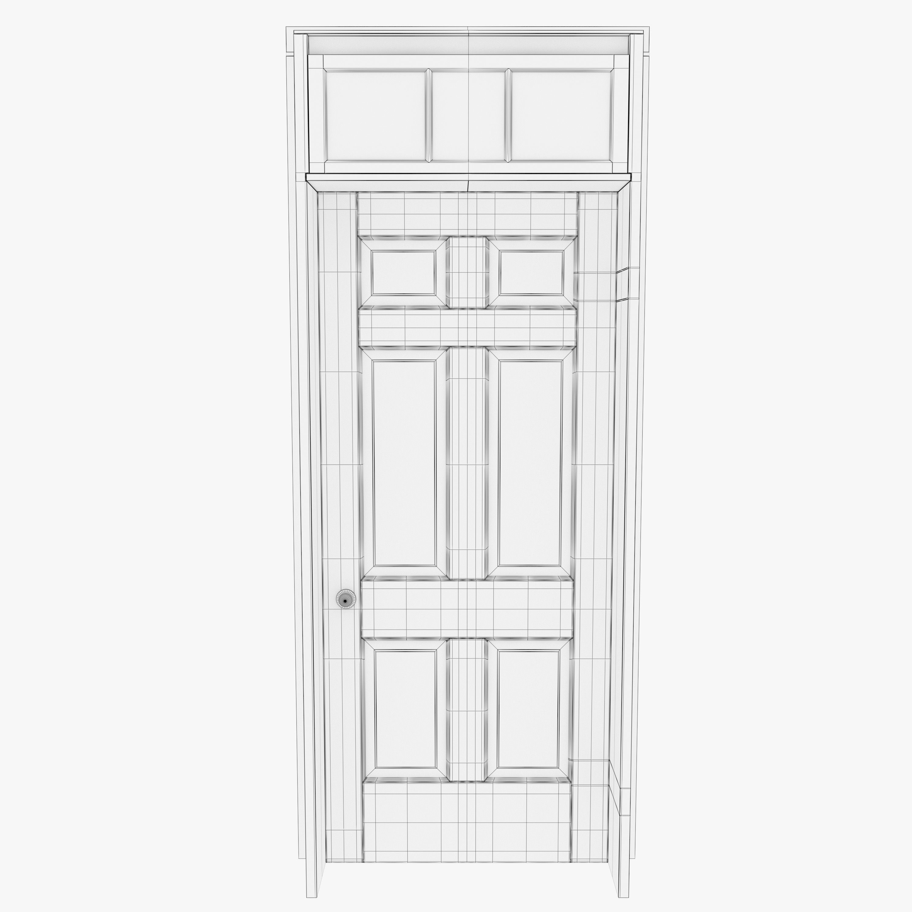 Old Door 3D model_12