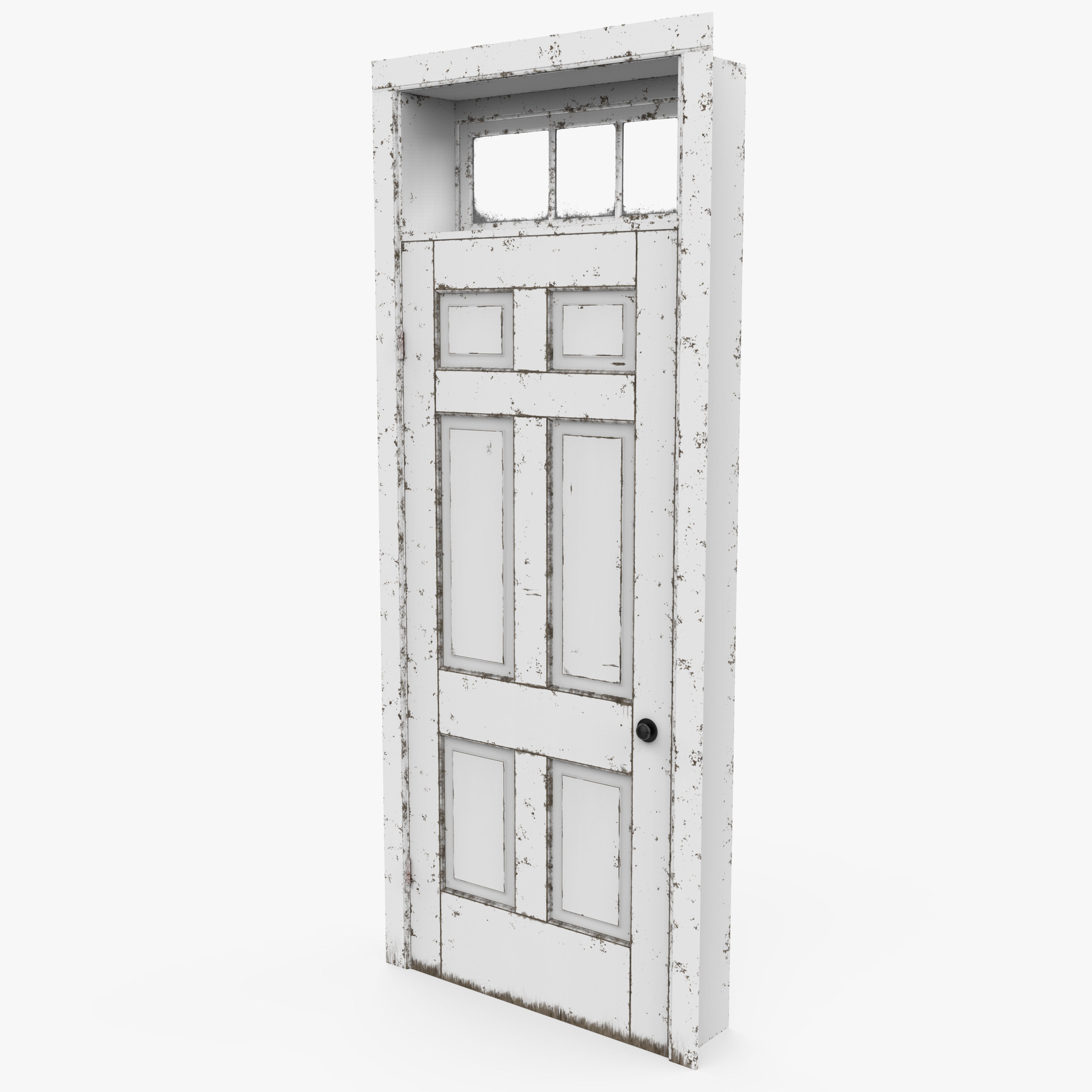 Old Door 3D model_2