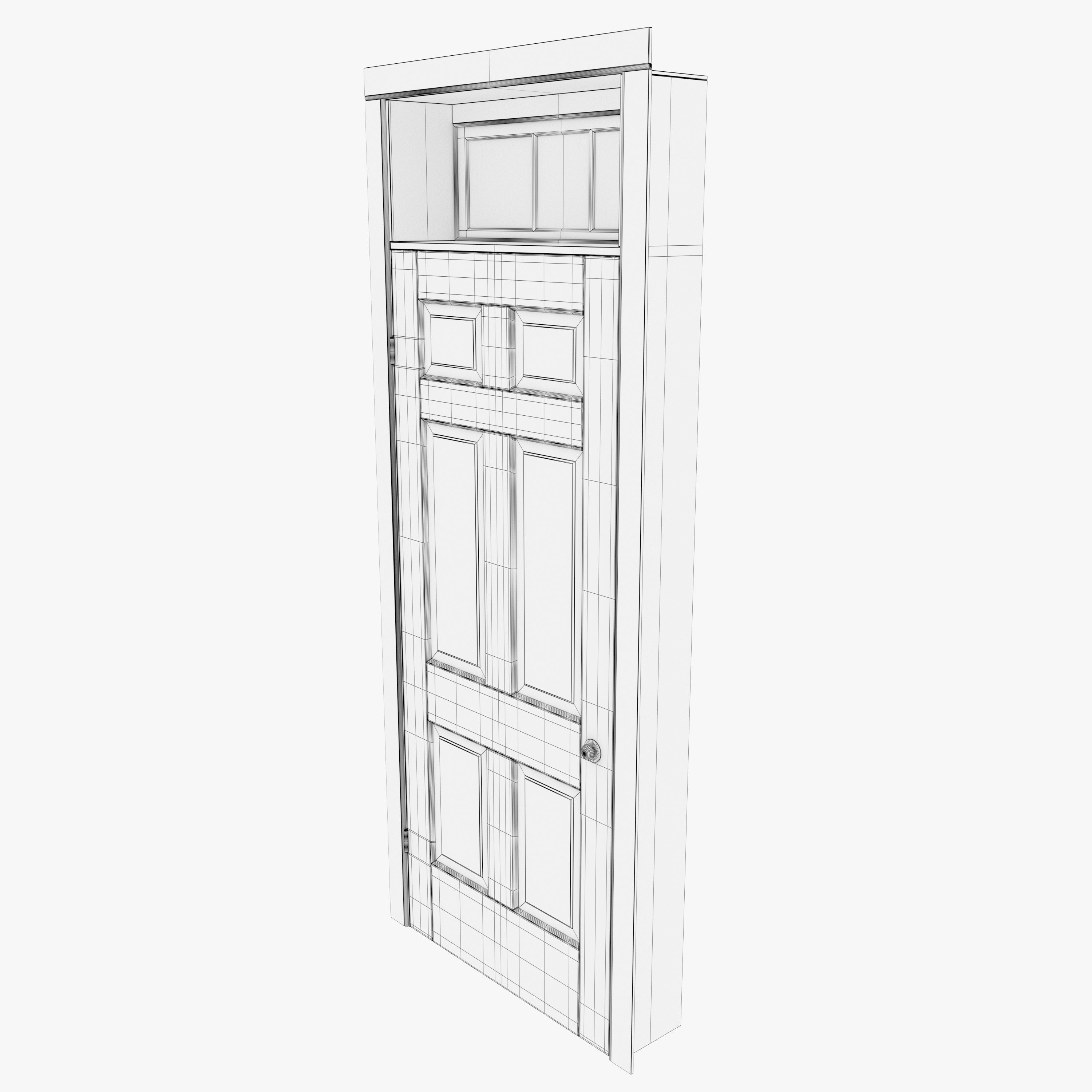 Old Door 3D model_9