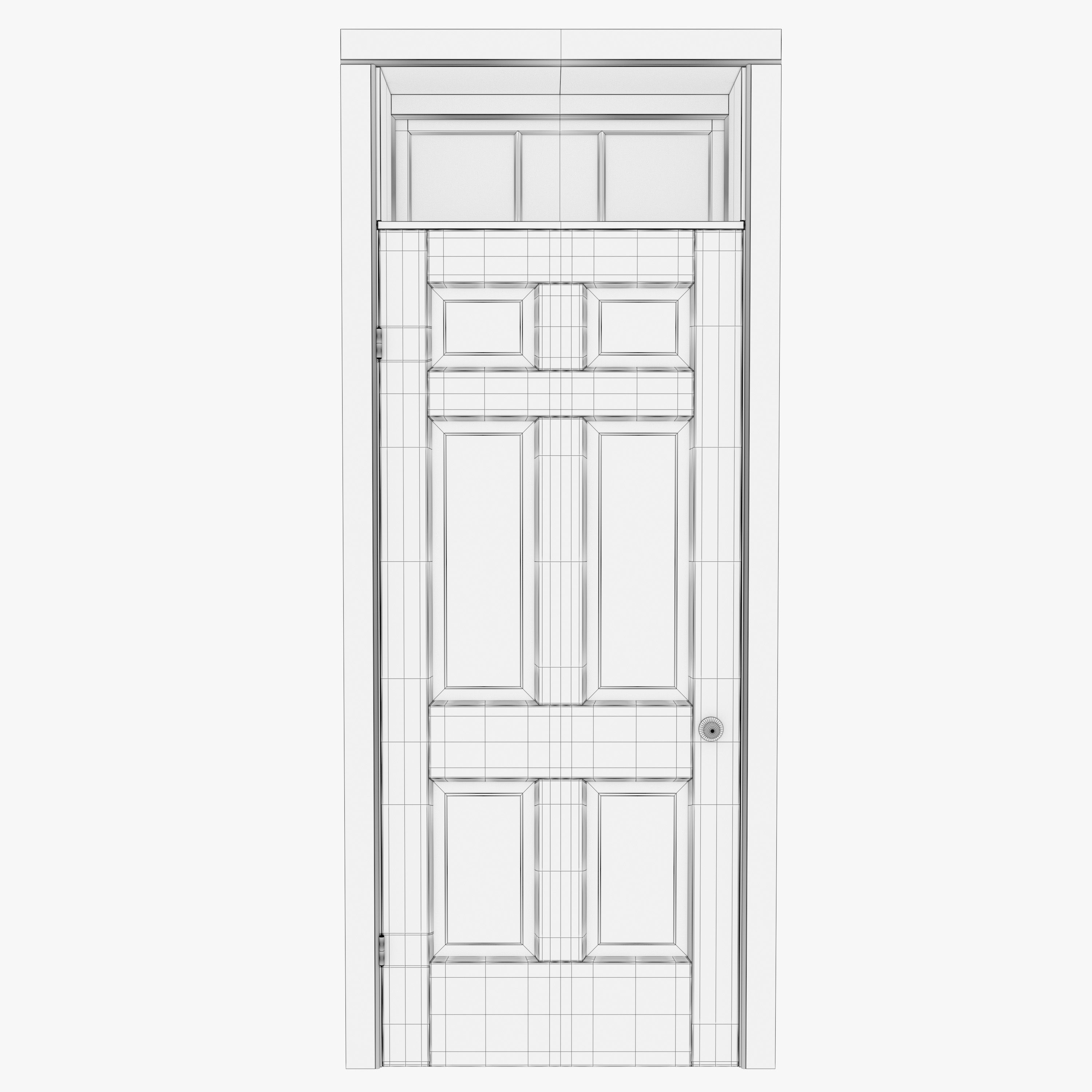 Old Door 3D model_8