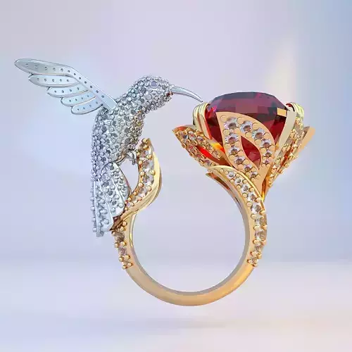 The hummingbird ring