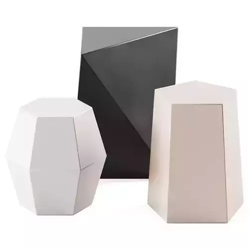 Facet set End Table