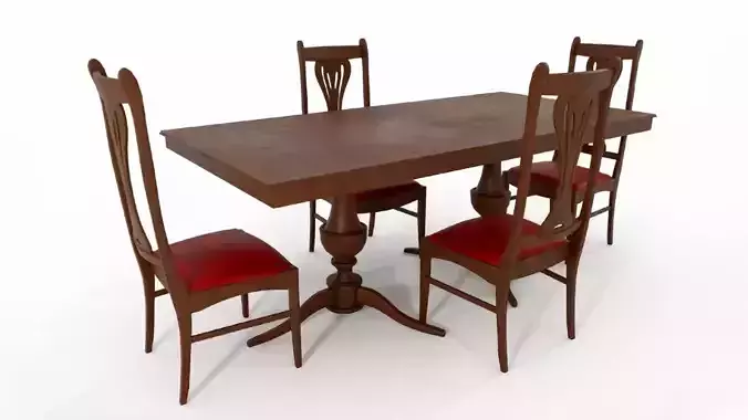 Wooden Dining Table Set