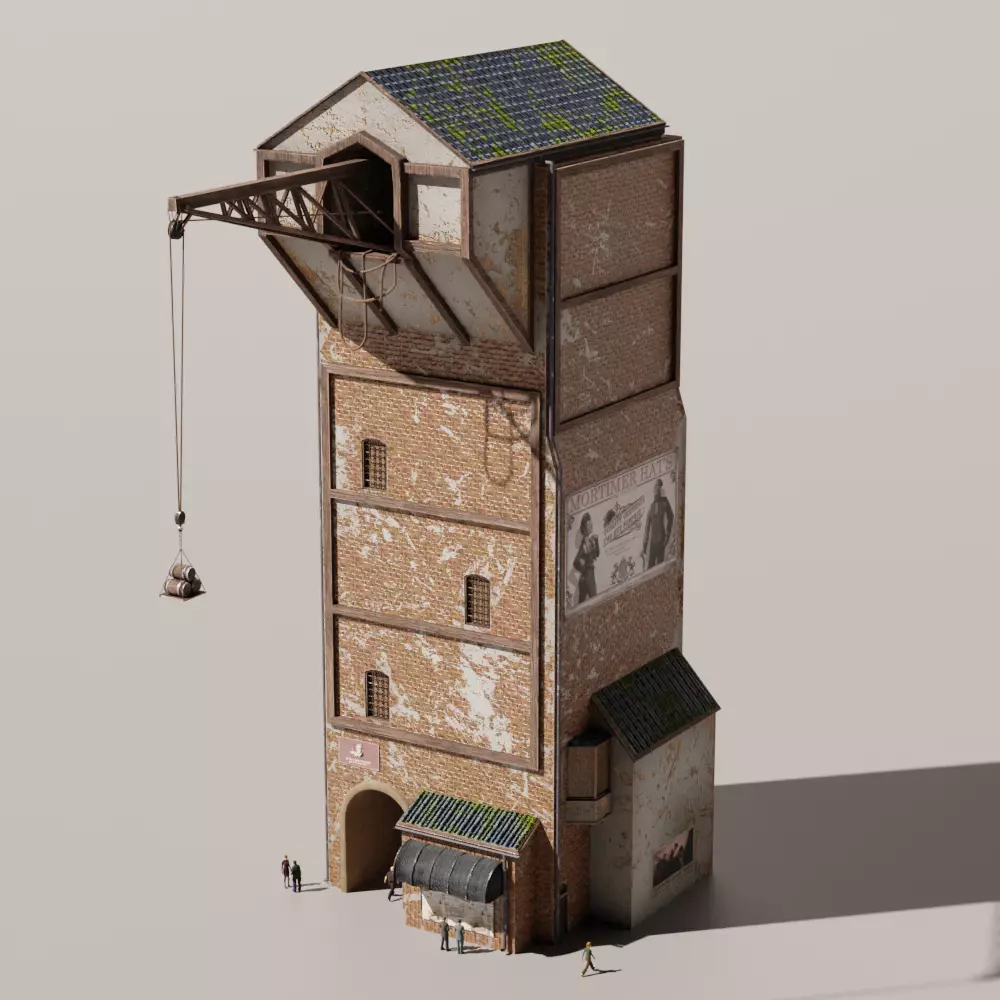 Slaughter House 3D model_0