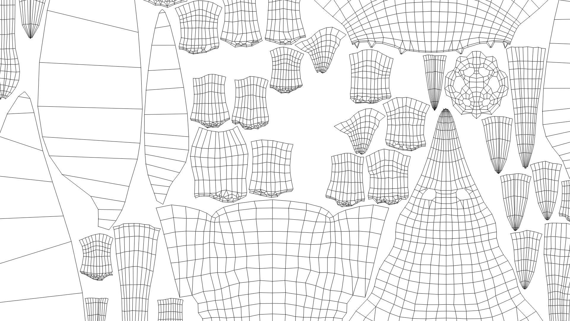 Flying insect remastered Low-poly 3D model_14