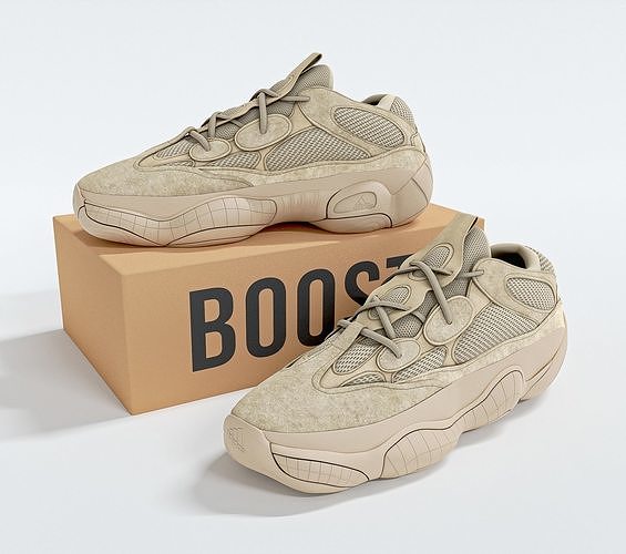 Adidas Yeezy Boost 500 3D model