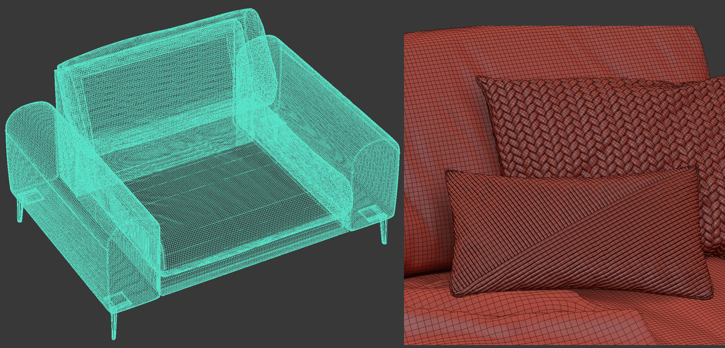 Joy chair 138 cm 3D model_13