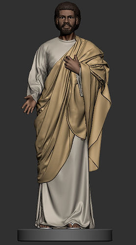 Jesus statue of 3D print model
