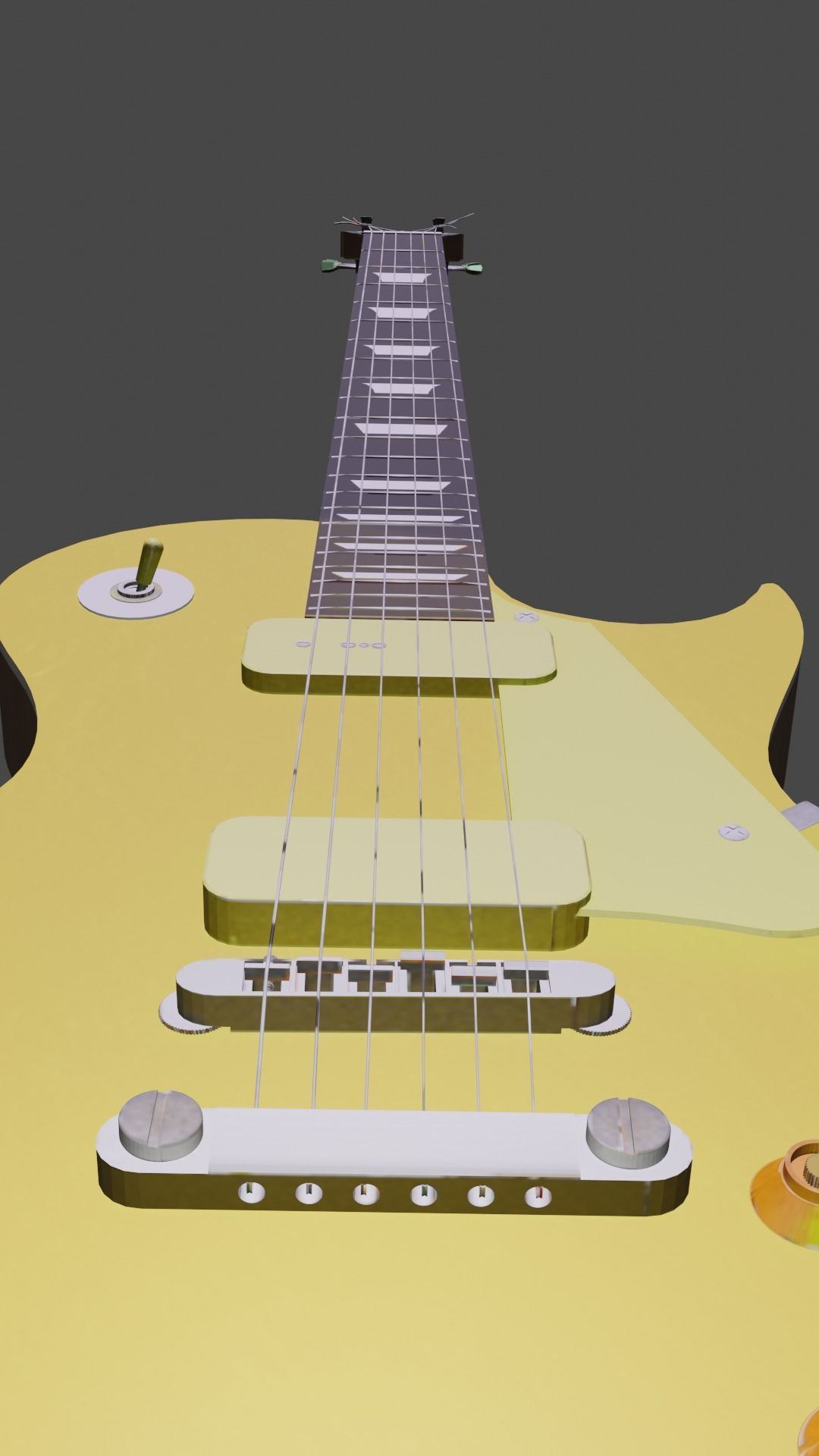 Les Paul Guitar 3D model_4