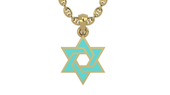 Star of david V3 3D print model