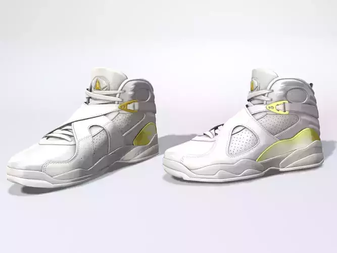 Shoes Sneakers 3D 3 Low-poly 3D model