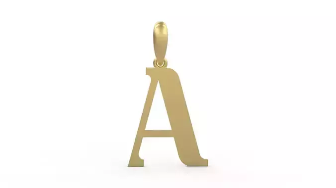 Initial Letters Pendant Quickjob A
