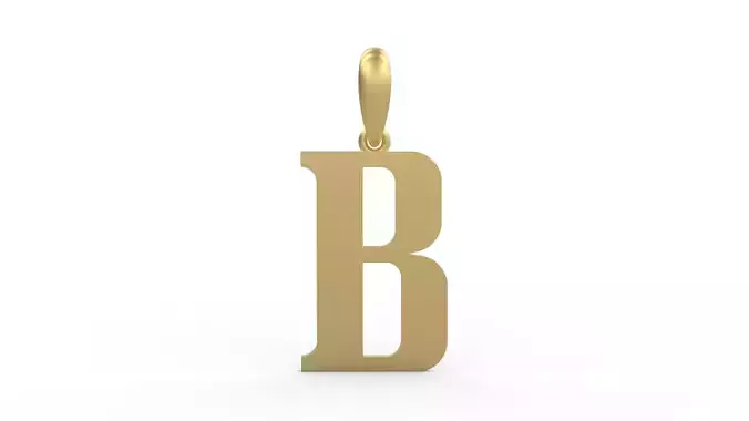 Initial Letters Pendant Quickjob B