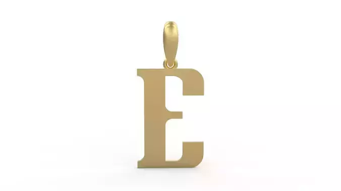 Initial Letters Pendant Quickjob E