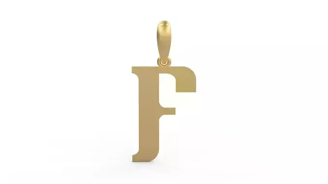 Initial Letters Pendant Quickjob F
