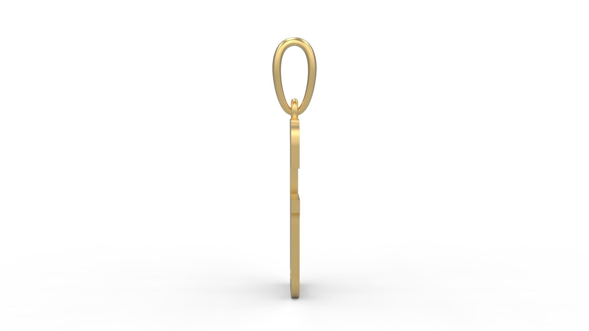 Initial Letters Pendant Quickjob G 3D print model_2