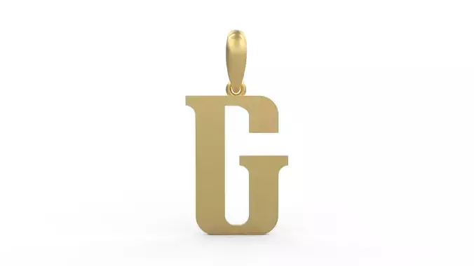 Initial Letters Pendant Quickjob G