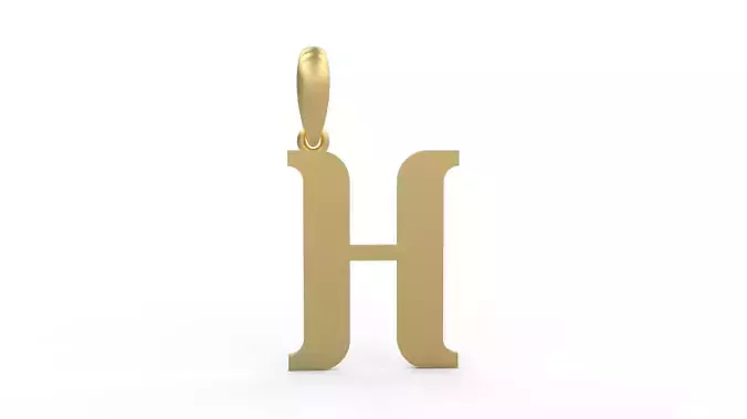Initial Letters Pendant Quickjob H