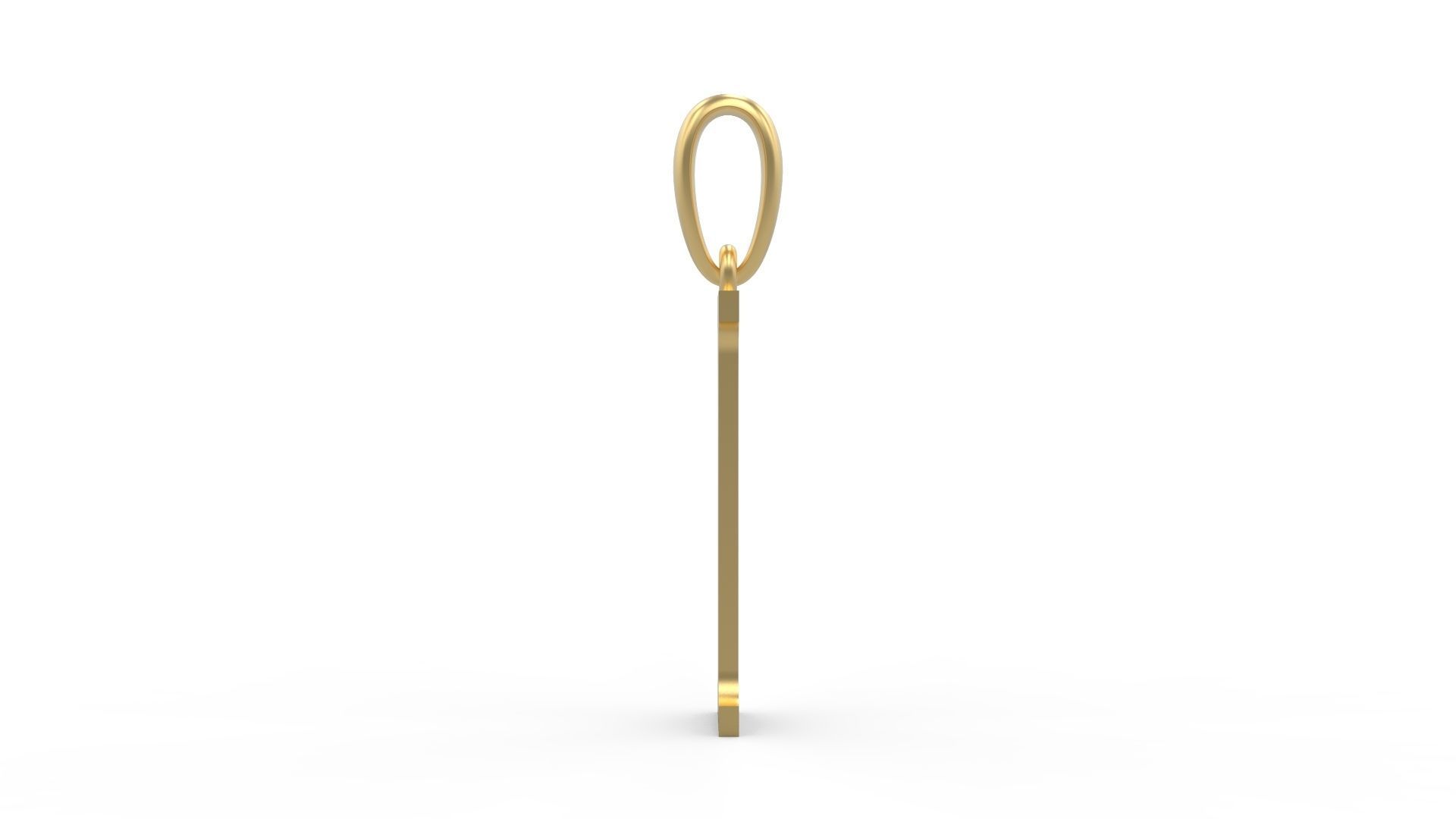 Initial Letters Pendant Quickjob I 3D print model_2