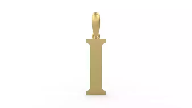 Initial Letters Pendant Quickjob I
