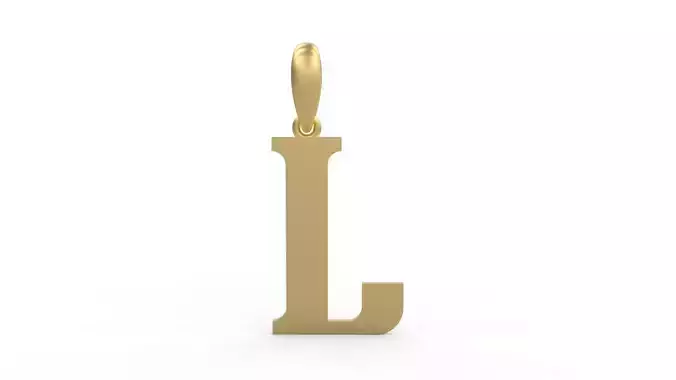 Initial Letters Pendant Quickjob L