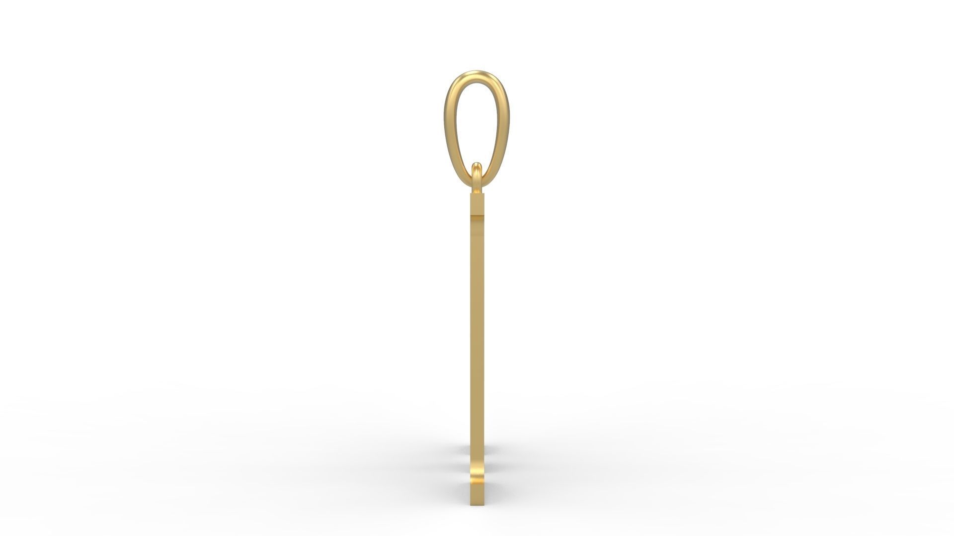 Initial Letters Pendant Quickjob M 3D print model_2