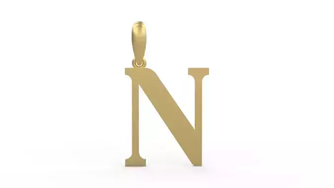 Initial Letters Pendant Quickjob N