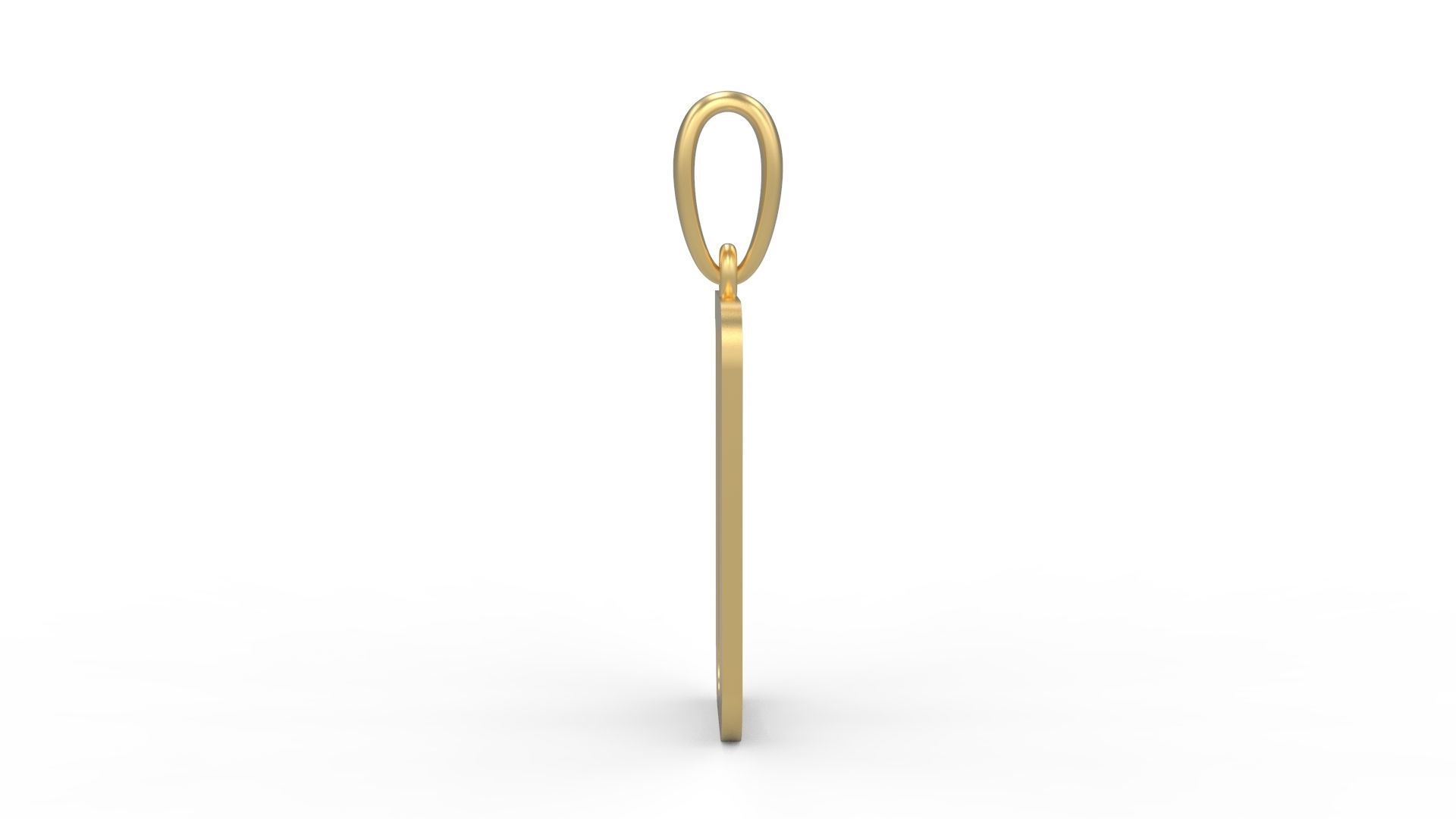 Initial Letters Pendant Quickjob O 3D print model_2
