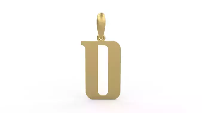 Initial Letters Pendant Quickjob O