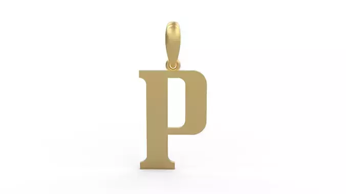 Initial Letters Pendant Quickjob P