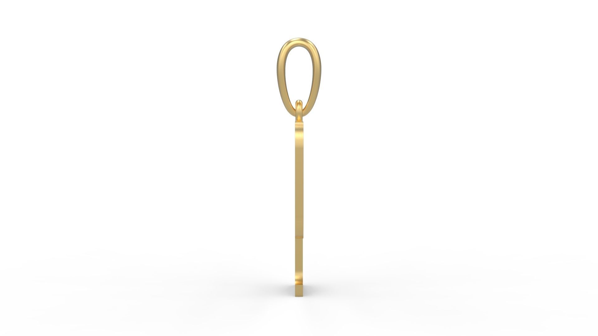 Initial Letters Pendant Quickjob P 3D print model_2