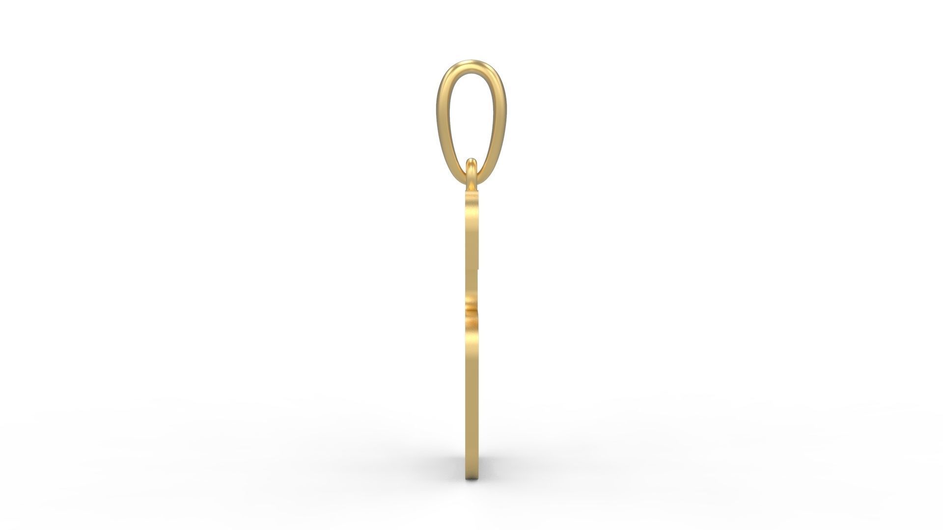 Initial Letters Pendant Quickjob S 3D print model_2