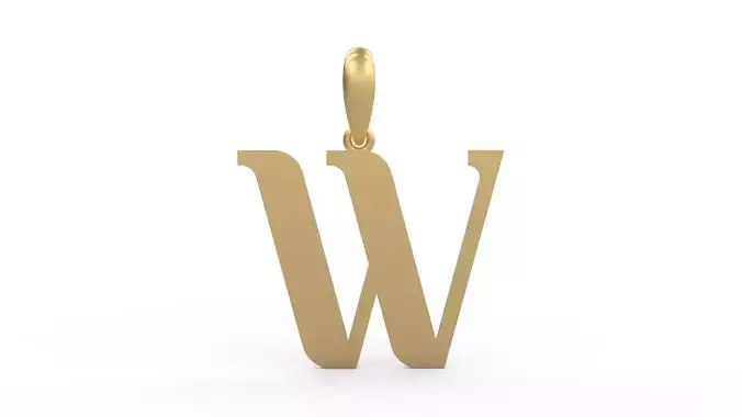 Initial Letters Pendant Quickjob W