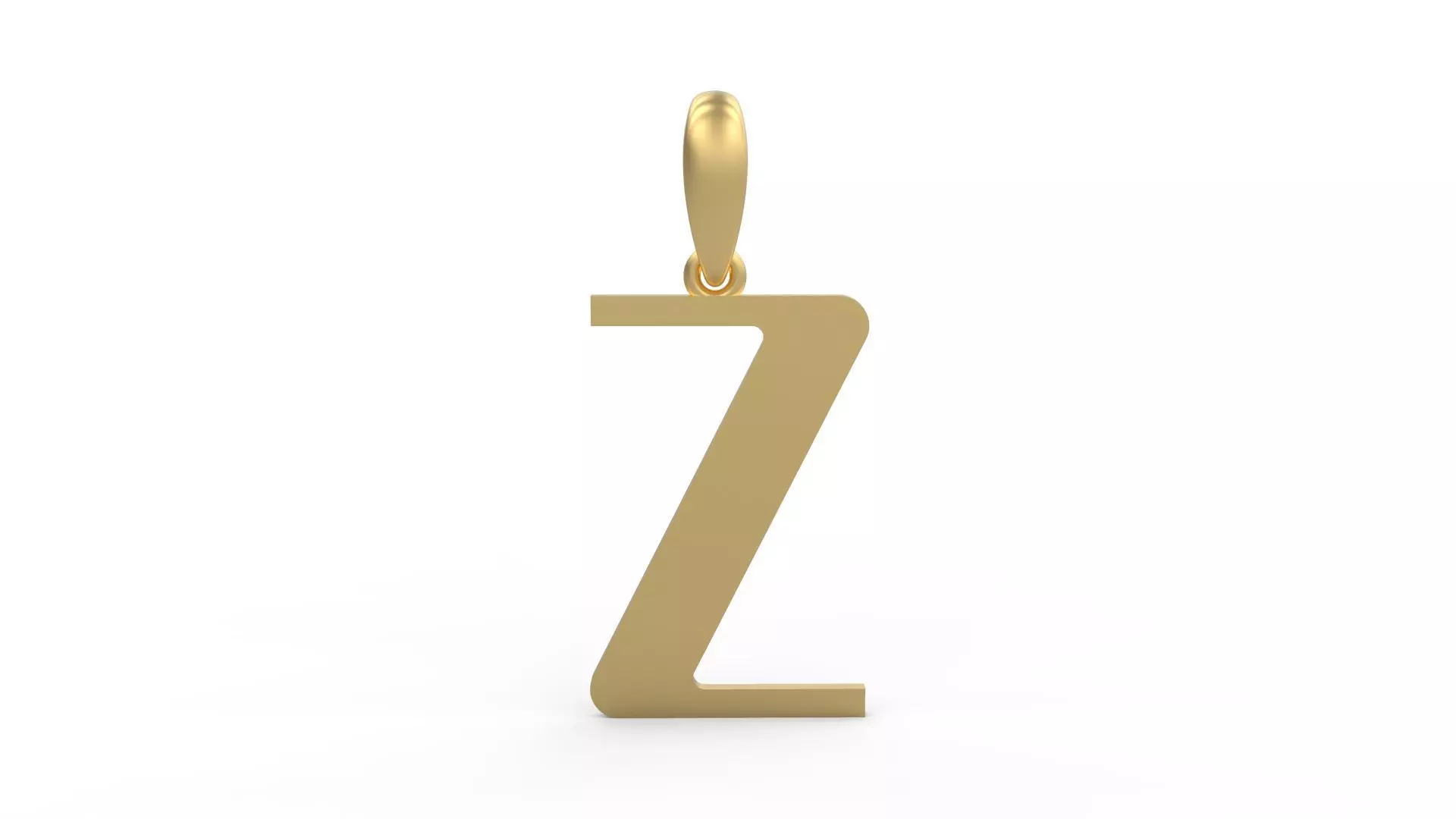 Initial Letters Pendant Quickjob Z 3D print model_0
