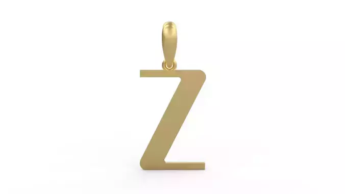 Initial Letters Pendant Quickjob Z