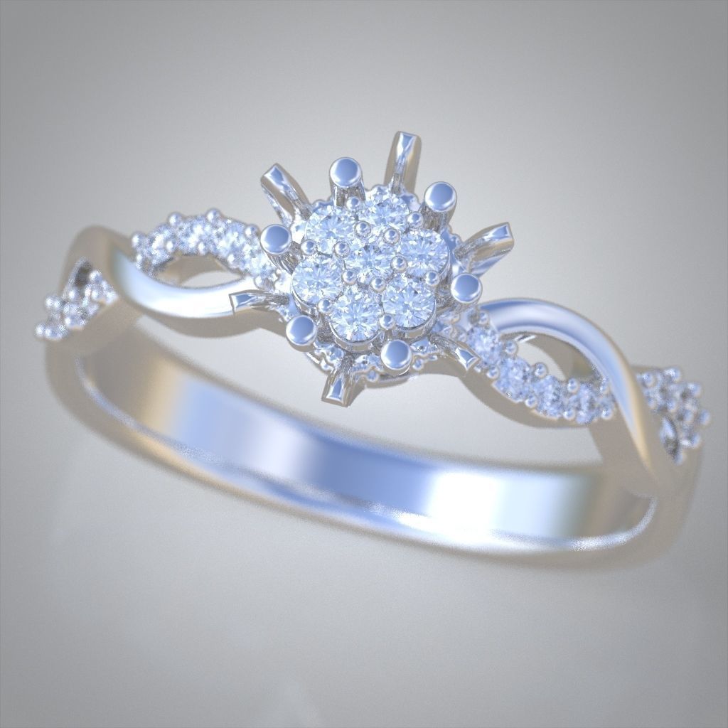 Ring 3D model 0002 print model10 3D print model_1