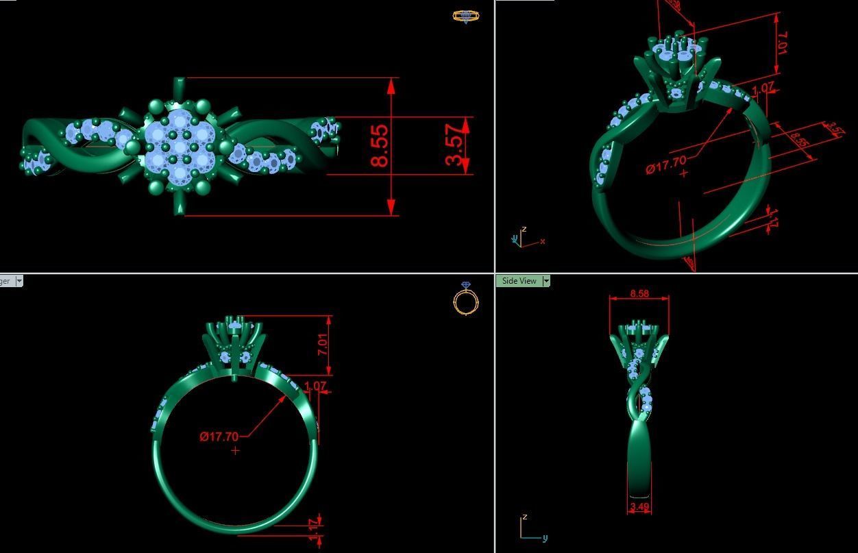 Ring 3D model 0002 print model10 3D print model_15