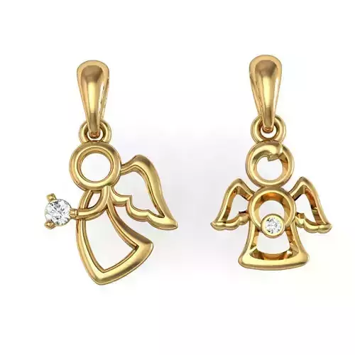 Two Angel pendants 3d print model