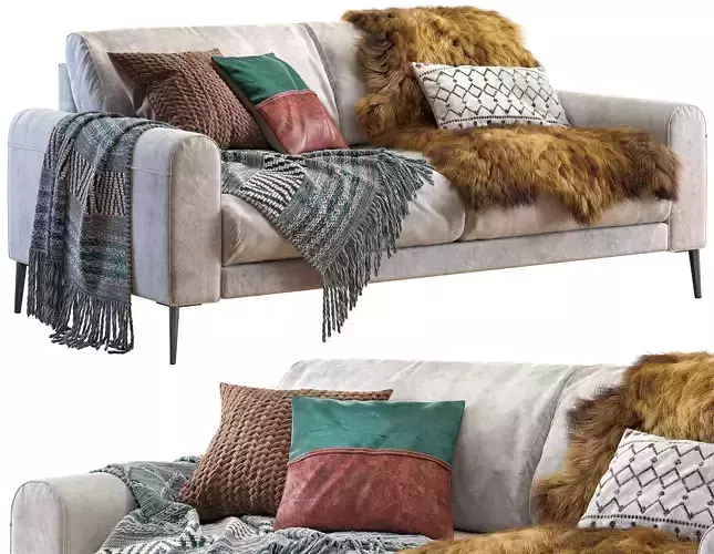 Joy sofa 184 cm 3D model