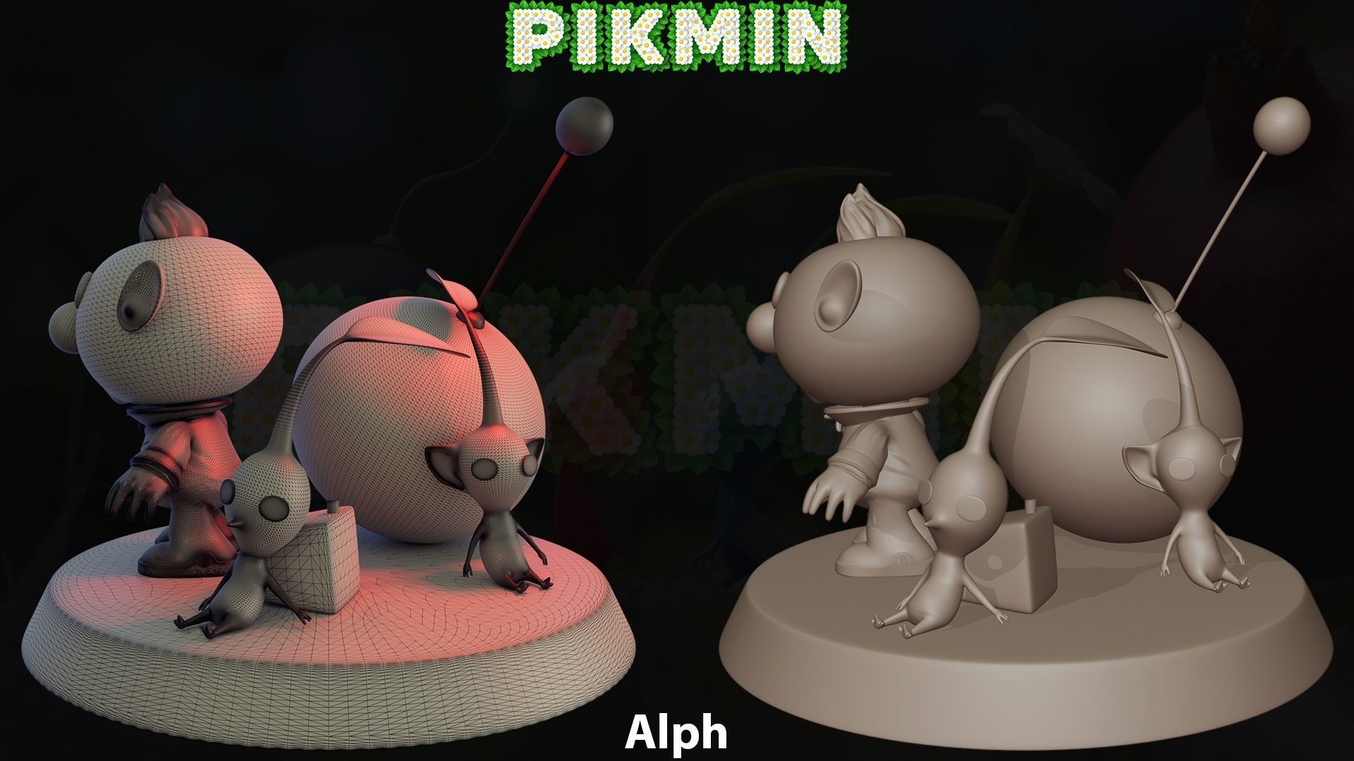 Alph - Pikmin 3D print model_11