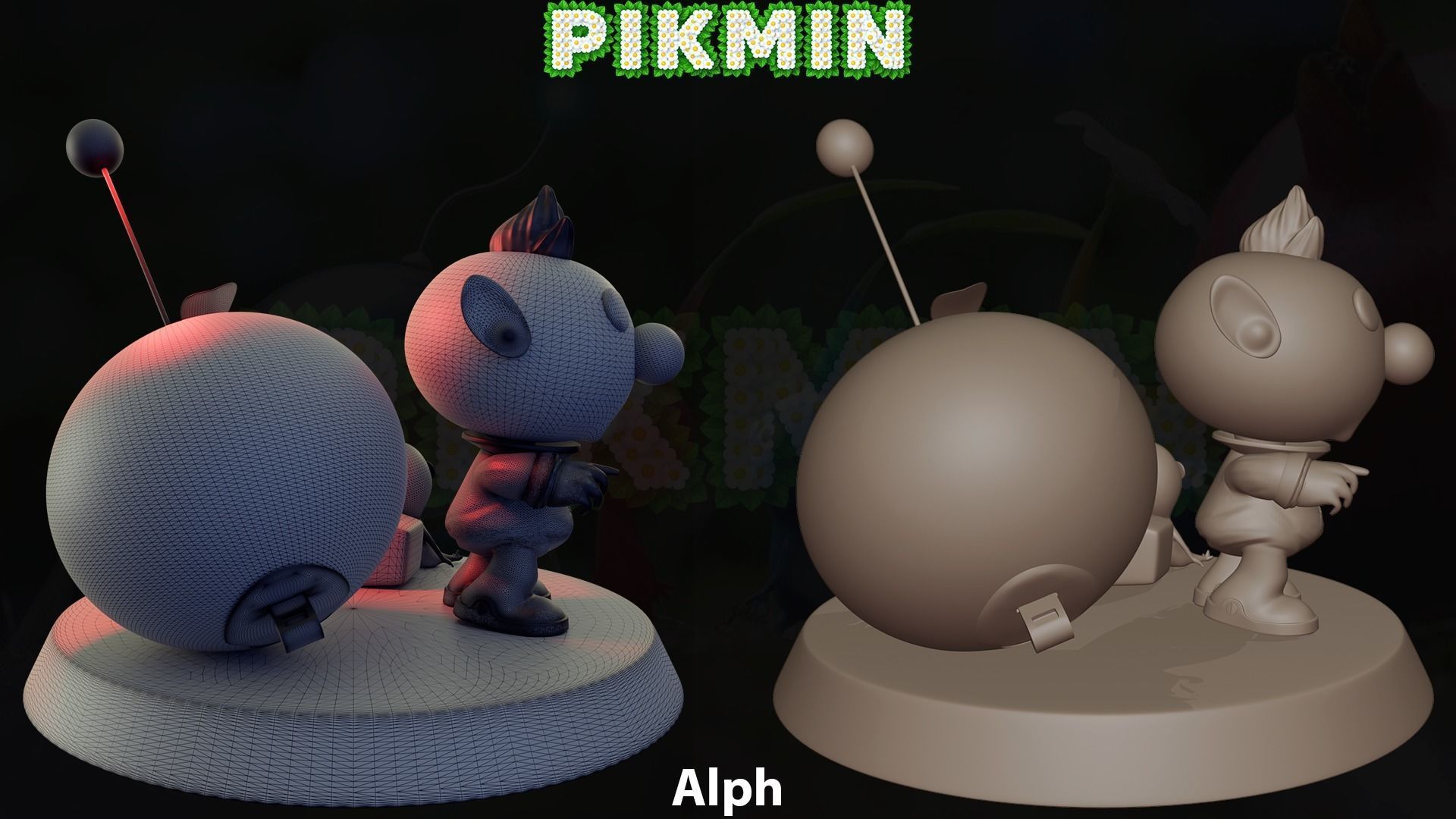Alph - Pikmin 3D print model_15