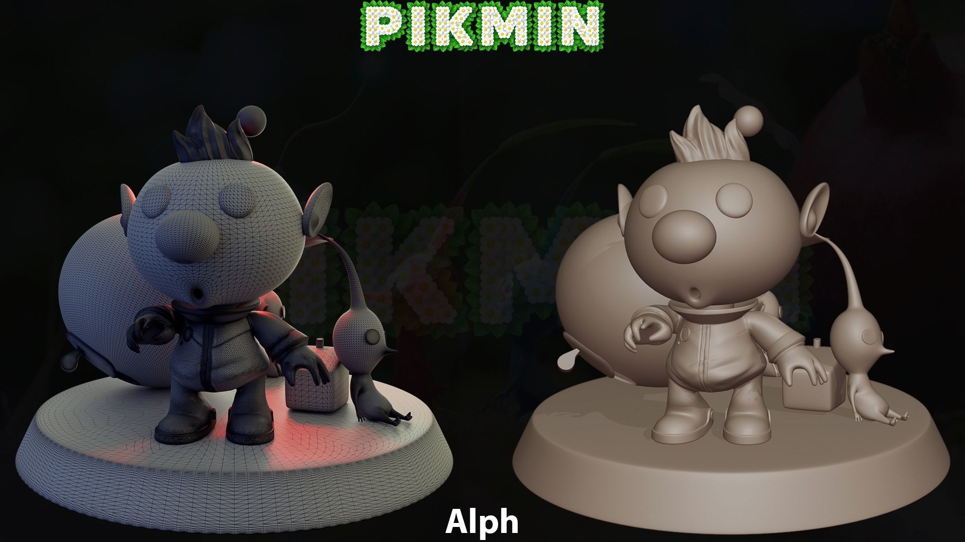 Alph - Pikmin 3D print model_9