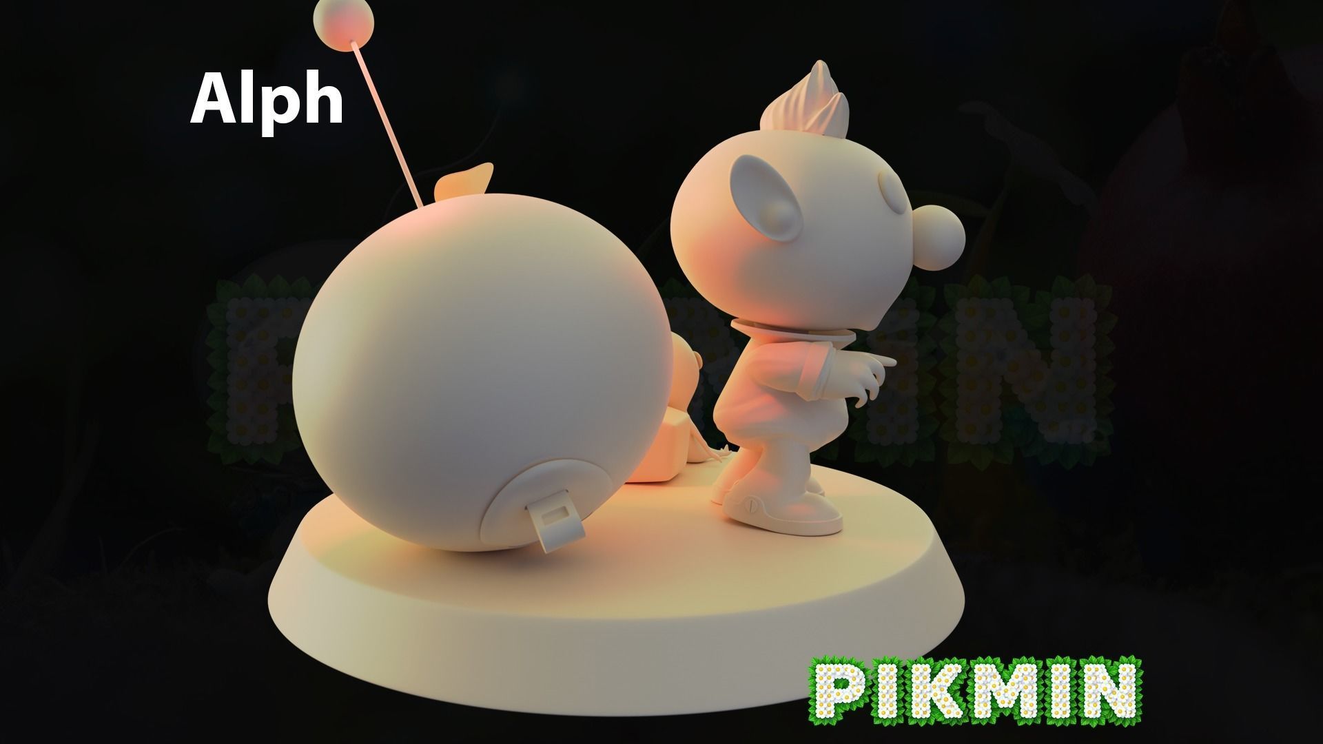 Alph - Pikmin 3D print model_7