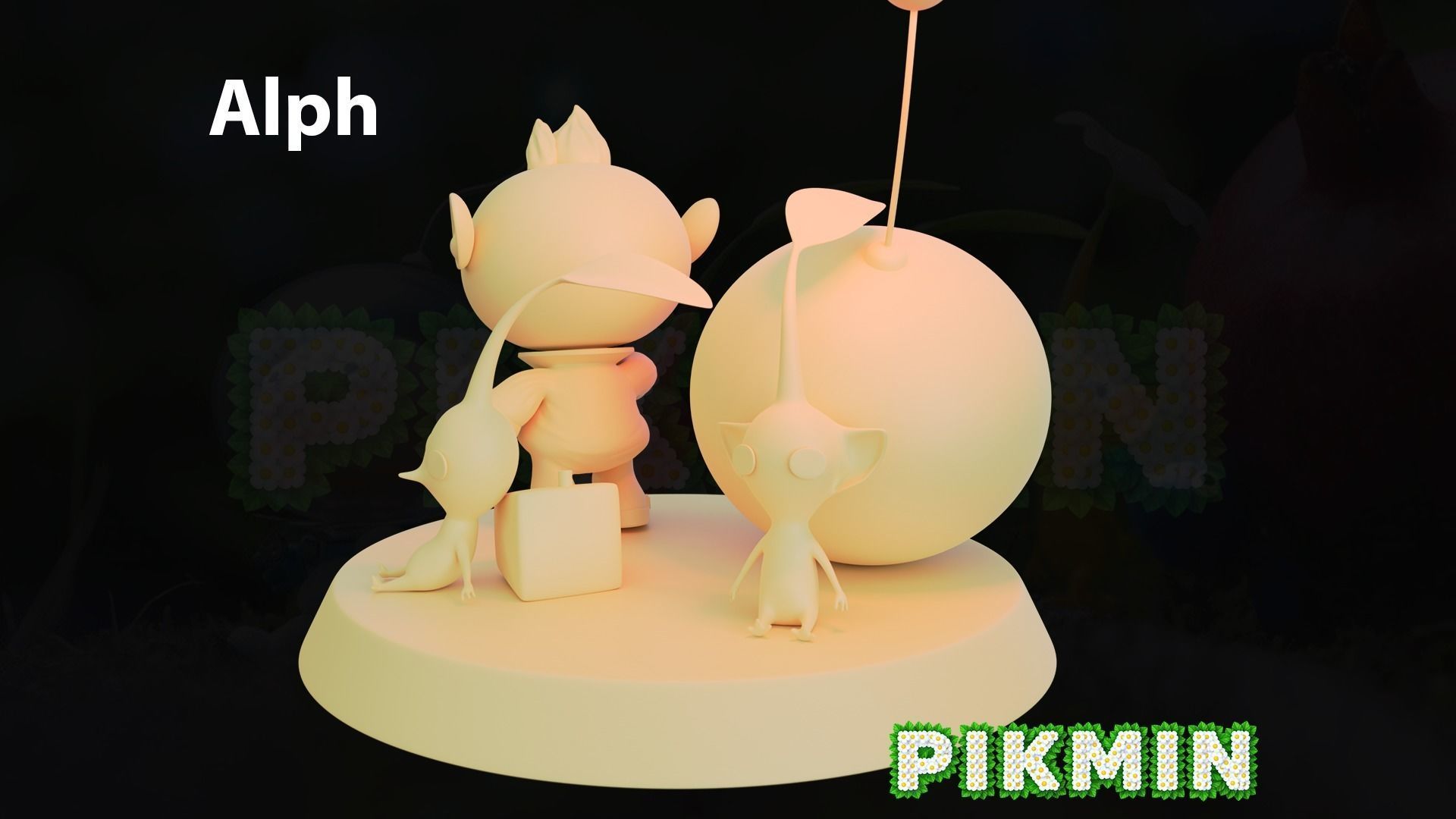 Alph - Pikmin 3D print model_4
