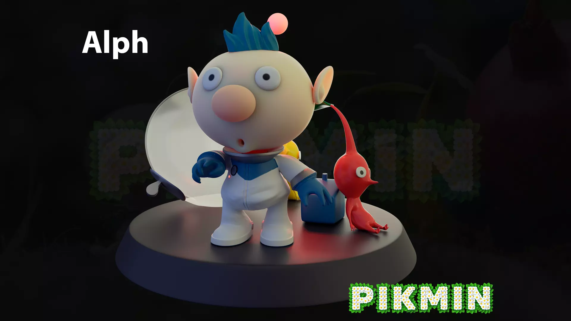 Alph - Pikmin 3D print model_0